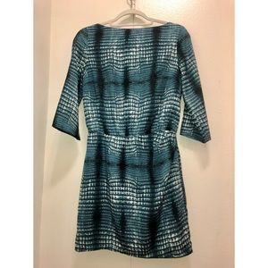 Casual A Line Silhouette Blue Dress